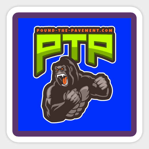PTP Animal Thug Ltd Run Sticker by PoundThePavement